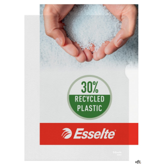 Ofertówki groszkowe A4 Esselte, 115 mikronów, przezroczyste, 100 sztuk, 54832