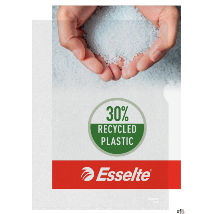 Ofertówki groszkowe A4 Esselte, 115 mikronów, przezroczyste, 100 sztuk, 54832