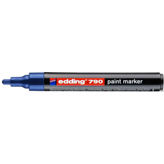 Marker lakierowy okrągła końcówka 2-3 mm niebieski Edding 790/003/N SALE