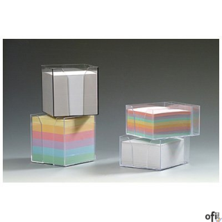 Kostka nieklejona pojemnik DOTTS 85x85x85 biała