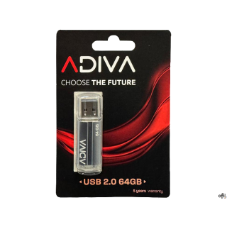 Pamięć Pendrive ADIVA 64GB czarny USB 2.0