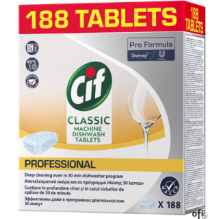 Tabletki do zmywarki CIF Diversey, 188 sztuk, classic, 813254