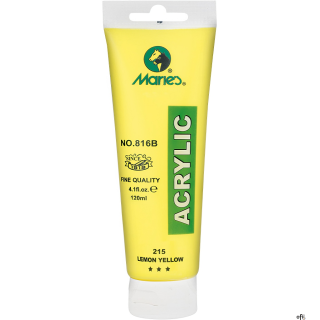 Farba akrylowa MARIES 816B-215 120 ml żółty, 170-2598