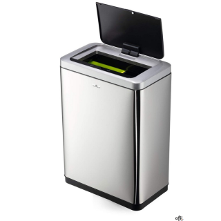 Kosz na śmieci z czujnikiem ruchu NO TOUCH DUO, 2 x 20 l, Durable 342423