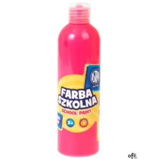 Farba szkolna Astra 250 ml - fluorescencyjna różowa, 301217032 SALE