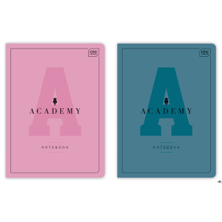 Zeszyt A4, 60 kartek, linia, Academy Hybrid, Interdruk