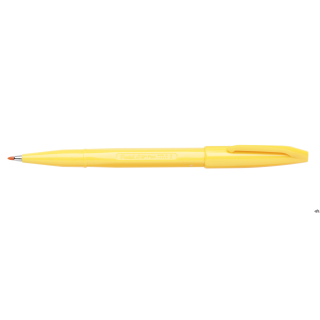 Oryginalny pisak Pentel Sign Pen__Idealny do grafik i ilustracji__Trwała, fibrowa końcówka__Tusz wodny, nie permanentny__Grubość