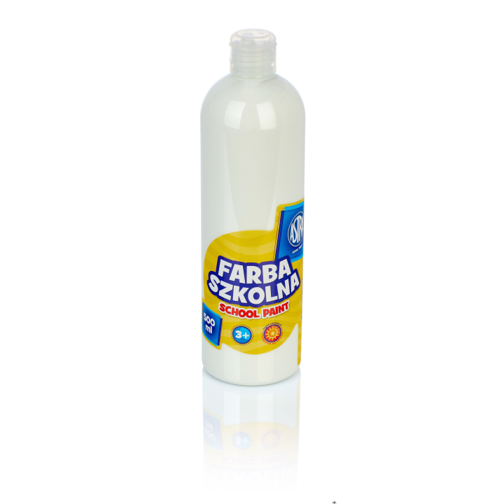 Farba szkolna Astra 500 ml - biała, 83410904