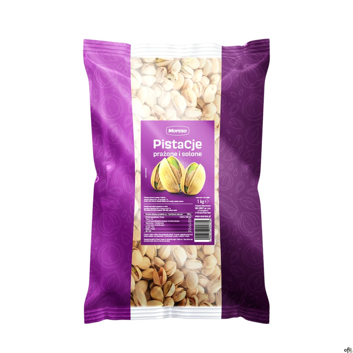 MORESO Pistacje prażone solone 1kg