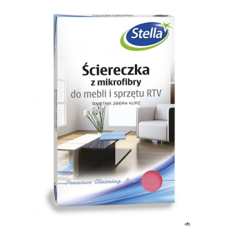 ściereczka z mikrofibry do czyszczenia mebli i sprzętu RTVidealna do polerowania, usuwania kurzu, pyłu, itp. - na sucho oraz do 