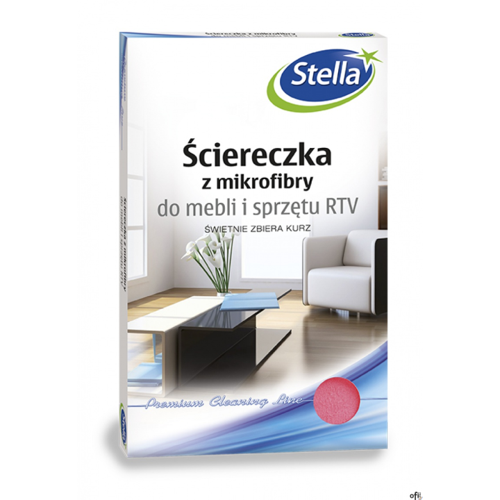 ściereczka z mikrofibry do czyszczenia mebli i sprzętu RTVidealna do polerowania, usuwania kurzu, pyłu, itp. - na sucho oraz do 