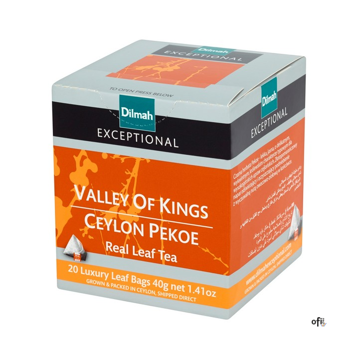 Herbata DILMAH Valley of Kings ceylon pekoe 20t czarna SALE
