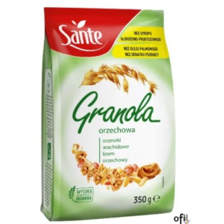 Granola orzeszki arachidowe krem orzechowy SANTE 350g