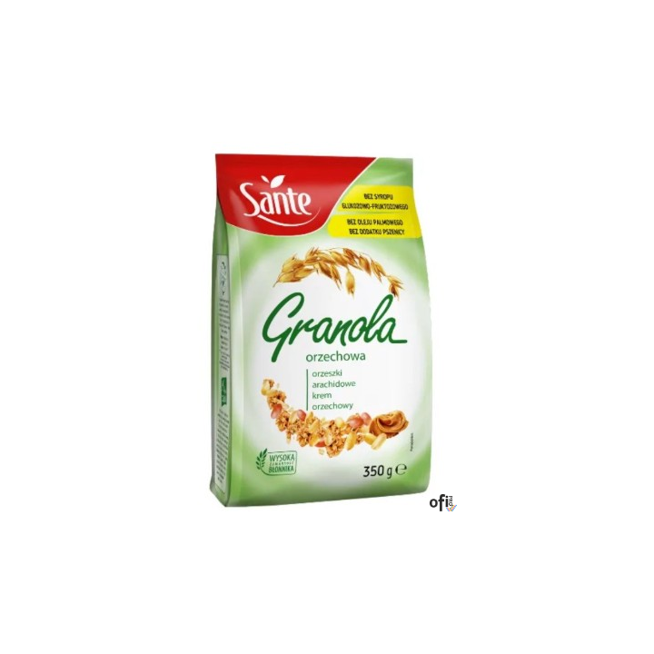 Granola orzeszki arachidowe krem orzechowy SANTE 350g