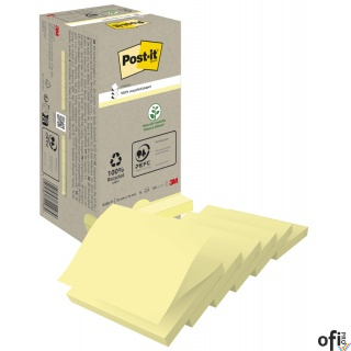 Bloczek samoprzylepny Post-it Z-Notes Żółte 76x76mm 16 bloczków po 100 karteczek harmonijkowe SALE