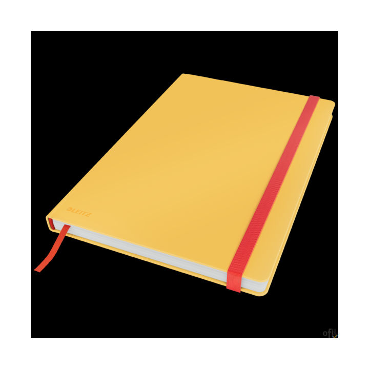 Notatnik Leitz Cosy, B5, kratka, żółty 44820019