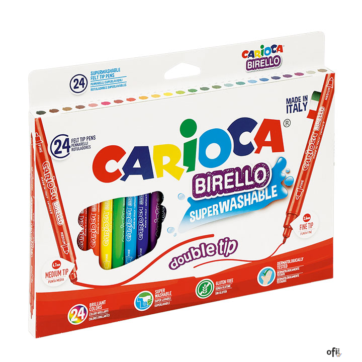 Pisaki CARIOCA Birello, 24 kolory 160-1464