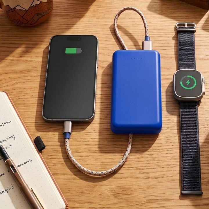 Power bank z ABS z recyklingu 10000 mAh PRESTON