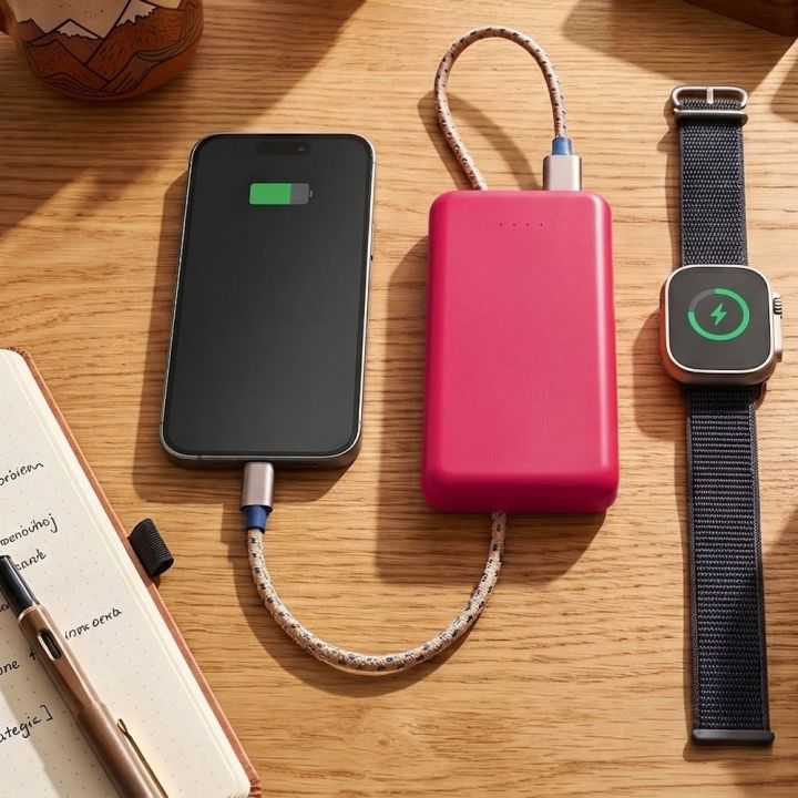 Power bank z ABS z recyklingu 10000 mAh PRESTON