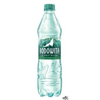 RODOWITA Z ROZTOCZA Woda 0.6L gazowana zgrzewka 12 szt. KAUCJA