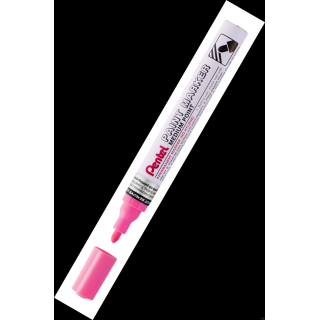 Marker olejowy Pentel średnia okrągła  końcówka,  MMP10-P różowy