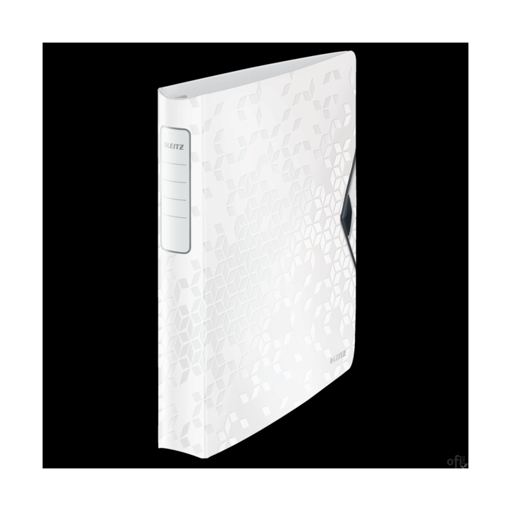 Segregator ringowy Leitz WOW, 4DR/30mm Softclick, biała 42400001 -a