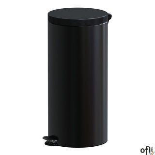 Kosz na śmieci ALDA FREEDOM FRESH, 30l, stal powlekana organicznie, czarny AF614A-05