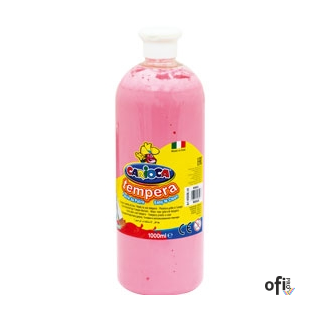 Farba tempera 1000 ml, różowa CARIOCA 170-2303/170-2661