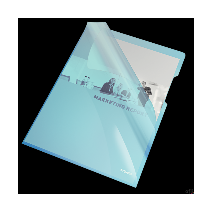 Ofertówki krystaliczne A4 150mic niebieskie (25szt) ESSELTE 55435