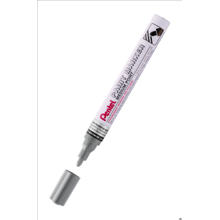 Marker olejowy Pentel średnia okrągła  końcówka,  MMP10-N szary
