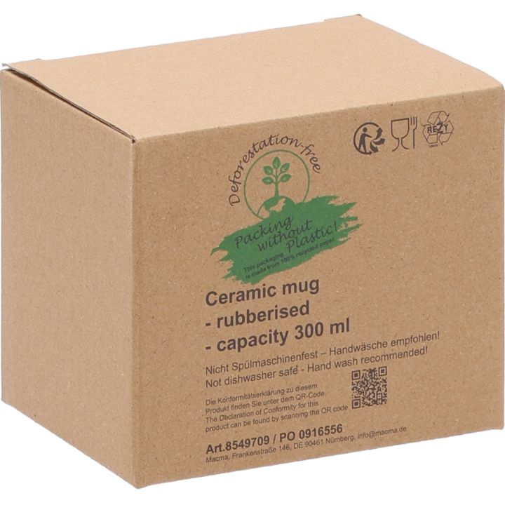 Kubek ceramiczny soft touch 300 ml RONALD