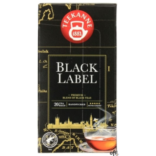 Herbata TEEKANNE Black Label 20 kopert czarna