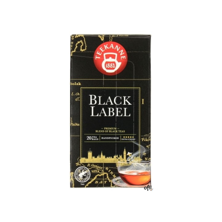 Herbata TEEKANNE Black Label 20 kopert czarna