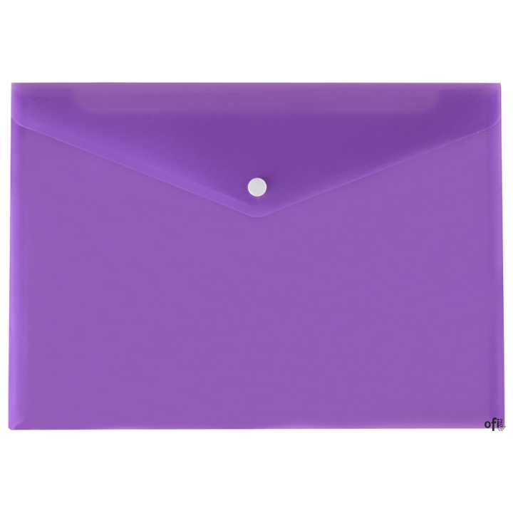 Teczka A4 kopertowa na zatrzask fioletowa PP-113 TT7591