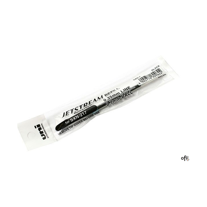 Wkład czarny SXR-7 do pióra SXN-217/157 UNI Jetstream