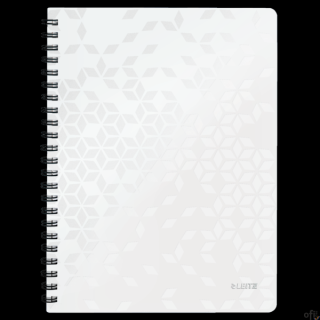 Zewnętrzną stronę okładki z polipropylenu zaprojektowano w dwóch kolorach WOW i z eleganckim tłoczeniem, wewnętrzna strona jest 