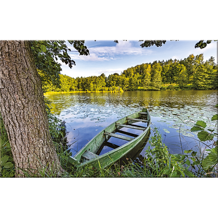 Kalendarz Trójdzielny z główką (T02) JEZIORO - granat 2024 TELEGRAPH