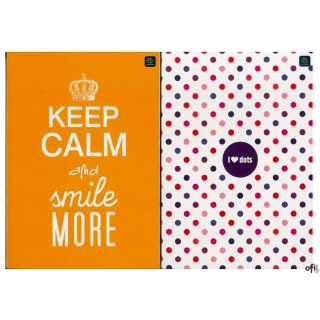 Brulion A5 96k kratka PT mix INTERDRUK