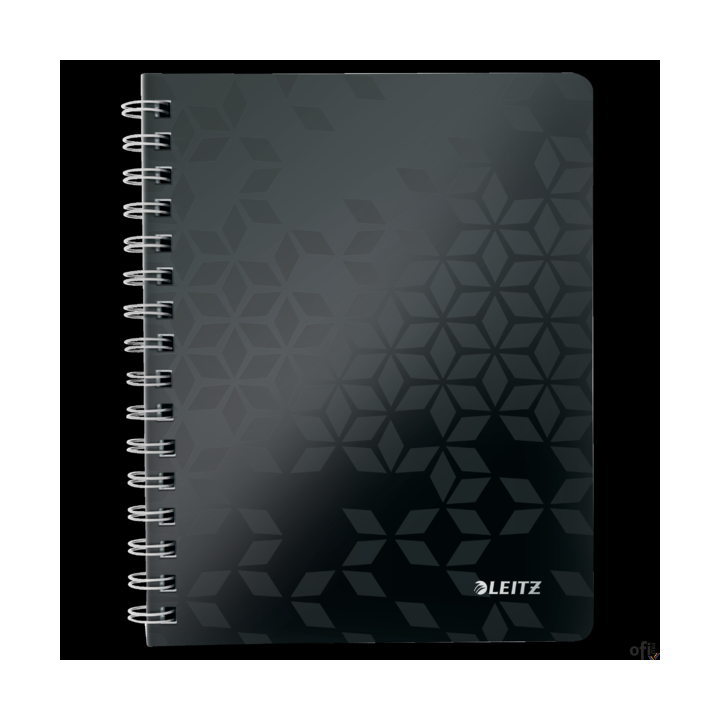 Zewnętrzną stronę okładki z polipropylenu zaprojektowano w dwóch kolorach WOW i z eleganckim tłoczeniem, wewnętrzna strona jest 