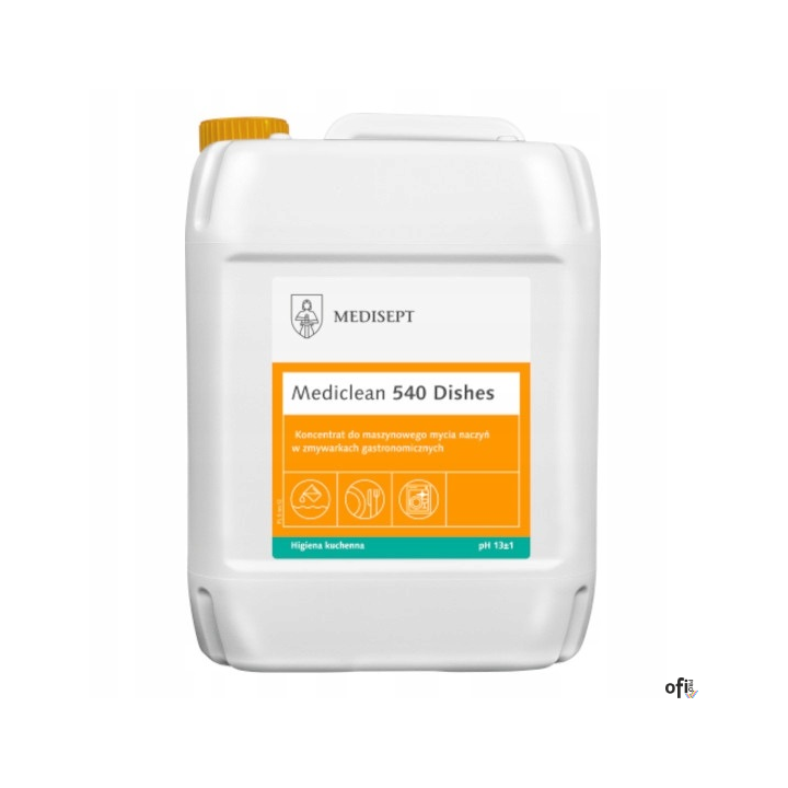 MEDISEPT MC 540 Płyn 10l do maszynowego mycia naczyń w zmywarkach gastronomicznych