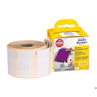 • Usuwalne etykiety uniwersalne Avery Zweckform w rolce do drukarek termicznych• Są kompatybilne z: Dymo LabelWriter 300er-, 400