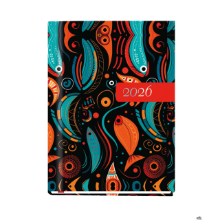 Terminarz OLA A6 2026 Michalczyk i Prokop T-212F-07 KALENDARZ tydzień na 2 stronach