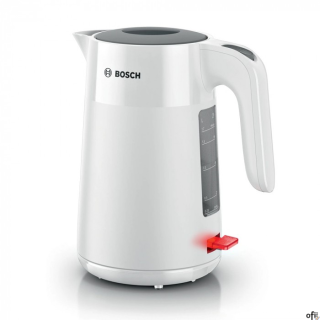 Czajnik bezprzewodowy Bosch MyMoment TWK2M161 białyParametry techniczne:Pojemność: 1.7 lMoc przyłączeniowa: 2400 WDominujący kol