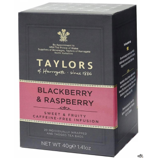 Herbata Jeżyna i Malina 40 g w torebkach TAYLORS (op. 6szt.)