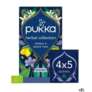 Herbata Ekologiczna Pukka Herbal Colletion Mix BIO 20 saszetek