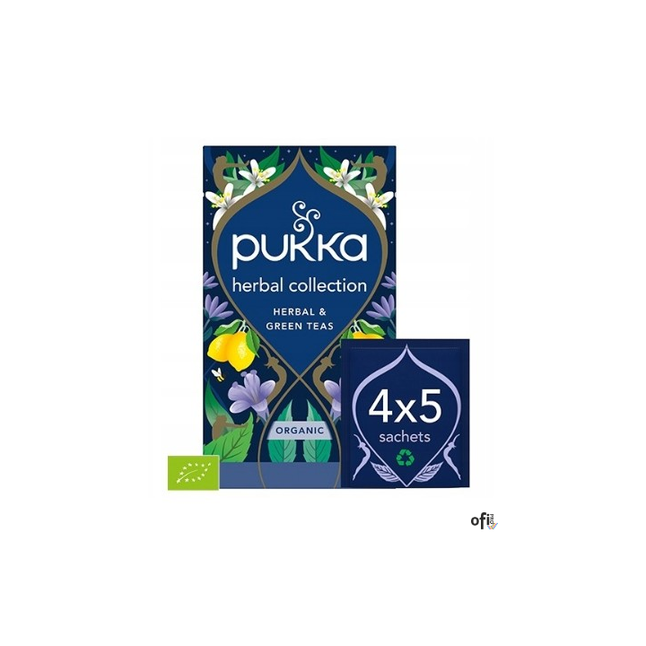 Herbata Ekologiczna Pukka Herbal Colletion Mix BIO 20 saszetek