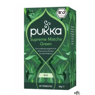ZIELONA HERBATA SENCHA Z MATCHĄ BIO 20x1,5g - PUKKA