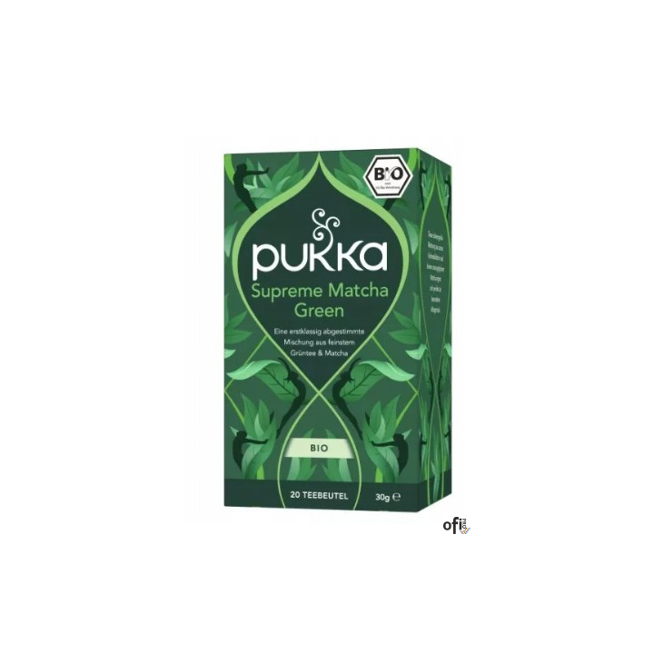 ZIELONA HERBATA SENCHA Z MATCHĄ BIO 20x1,5g - PUKKA