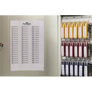 KEY BOX - skrzynki na klucze. Szafka na klucze z zawieszkami Durable- ponadczasowe wzornictwo- obudowa wykonana z aluminium- każ