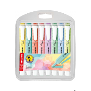 Zakreślacz STABILO swing cool pastel etui 8 szt. 275/8-08-1